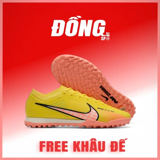 Giày Bóng Đá Nike Mercurial Vapor 15 TF Vàng