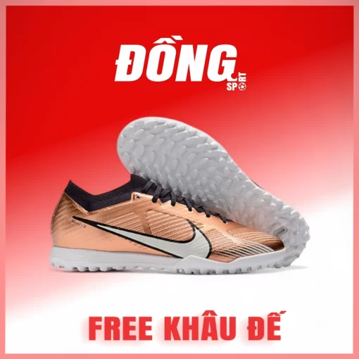 Giày Bóng Đá Nike Mercurial Vapor 15 TF vàng đồng Wordcup