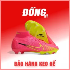 Nike Mercurial Superfly 9 Elite Hồng Đế Xanh Chuối FG