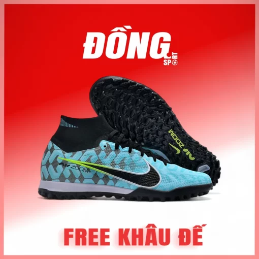 Nike Air Zoom Mercurial Superfly 9 Elite TF - Xanh đen