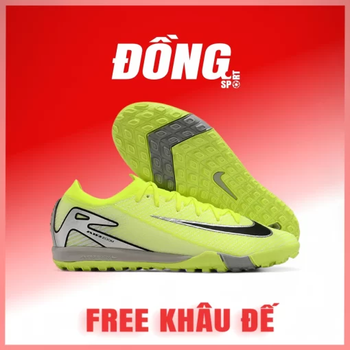 Giày Bóng Đá Nike Mercurial Vapor 16 Elite xanh chuối xám TF
