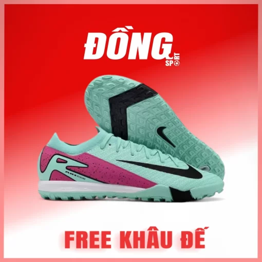 Giày Bóng Đá Nike Mercurial Vapor 16 Elite TF Xanh ngọc hồng