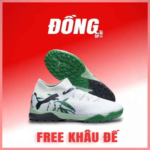Puma Future 7 Ultimate TF trắng đế xanh lá