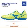 Giày Bóng Đá Chính hãng Mizuno Neo 2 Select As Vàng xanh TF
