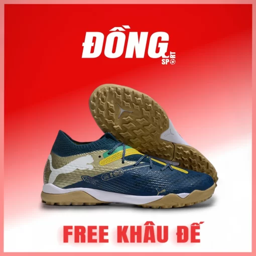 Puma Future 7 Ultimate Neymar Jr Xanh đậm vàng TF