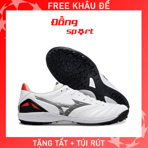 Giày Bóng Đá Mizuno Neo 4 Pro Trắng đen đinh tròn TF