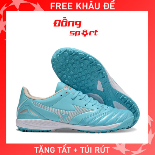 Giày Bóng Đá Mizuno Neo 4 Pro Xanh ngọc đinh tròn TF