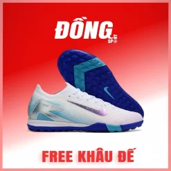Giày Bóng Đá Trẻ em Nike Mercurial Vapor 16 Elite Trắng xanh Hologram TF
