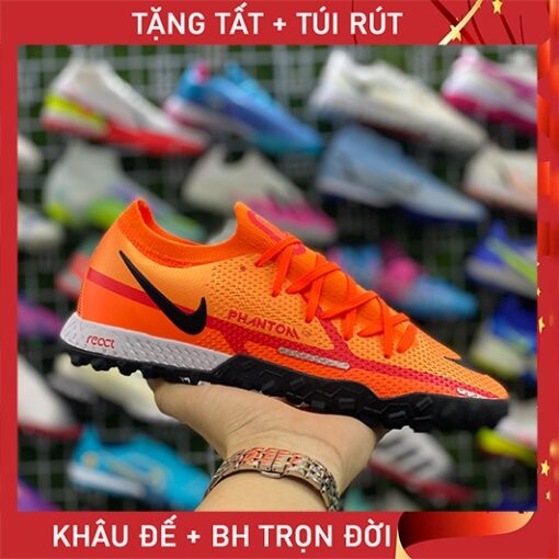 Giày Bóng Đá Nike Phantom GT2 Elite Cam cổ lửng TF
