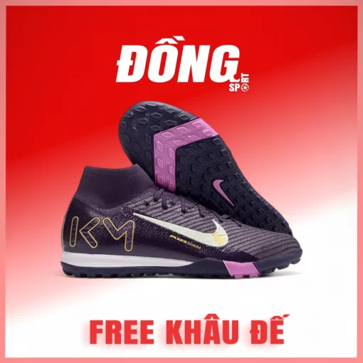 Nike Mercurial Superfly 10 Mbappe Tím hồng TF