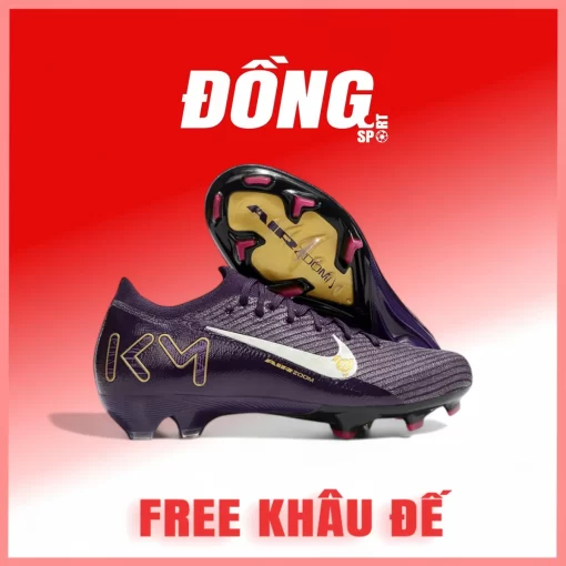 Nike Mercurial Vapor 16 Elite Mbappe Tím Hồng FG
