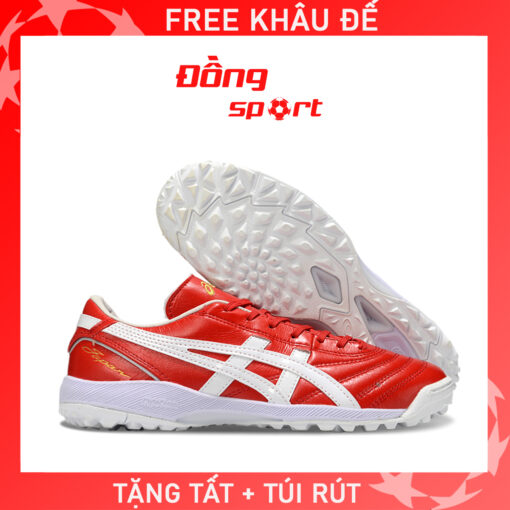 Giày Bóng Đá Asics C3 Đỏ trắng TF
