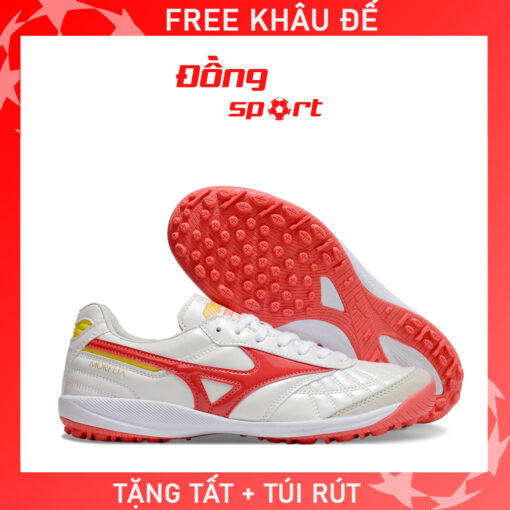 Giày Bóng Đá Mizuno Morelia M8 Sala Japan Trắng đỏ TF