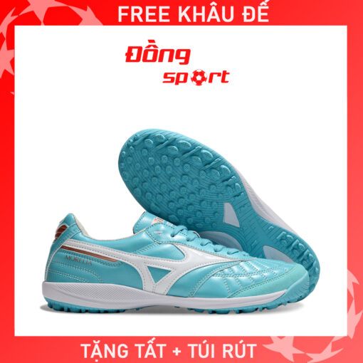 Giày Bóng Đá Mizuno Morelia M8 Sala Japan Xanh ngọc TF