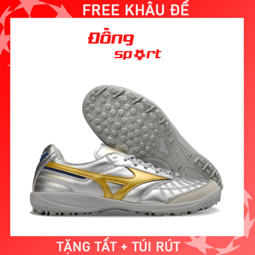 Giày Bóng Đá Mizuno Morelia M8 Sala Japan Bạc TF