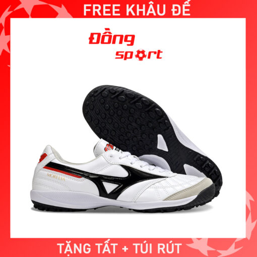 Giày Bóng Đá Mizuno Morelia M8 Sala Japan Trắng đen TF