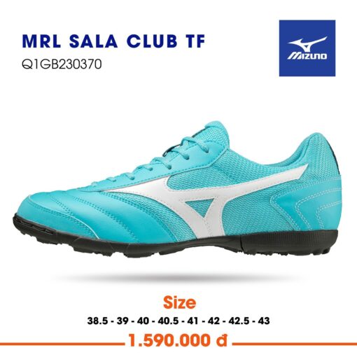Giày Bóng Đá Chính hãng Mizuno MRL SALA Clup TF - Xanh đen