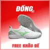 Mizuno Morelia Neo 4 Pro AS Trắng Bạc Vạch Xanh Lá Đế Đệm TF