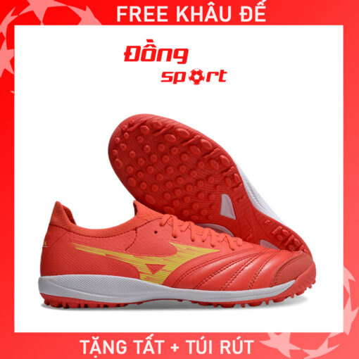 Giày Bóng Đá Mizuno Neo 4 Sala Beta Japan Đỏ vàng TF