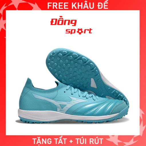 Giày Bóng Đá Mizuno Neo 4 Sala Beta Japan Xanh ngọc TF