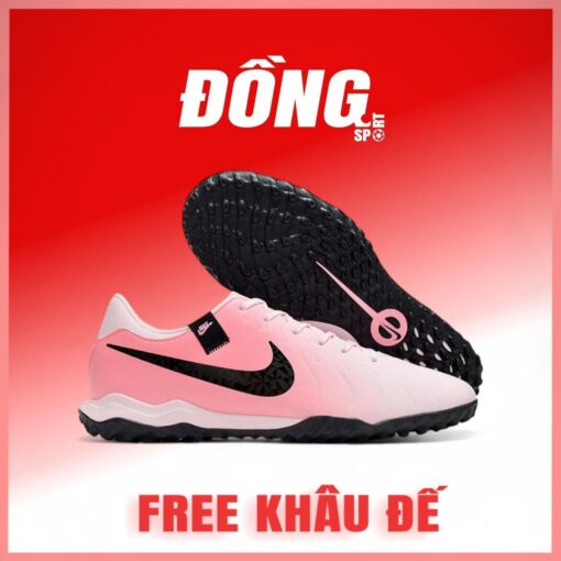 nike tiempo 10 pro hồng đen