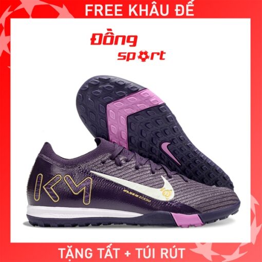 Giày Bóng Đá trẻ em Nike Mercurial Vapor 16 Elite Mbappe Tím TF