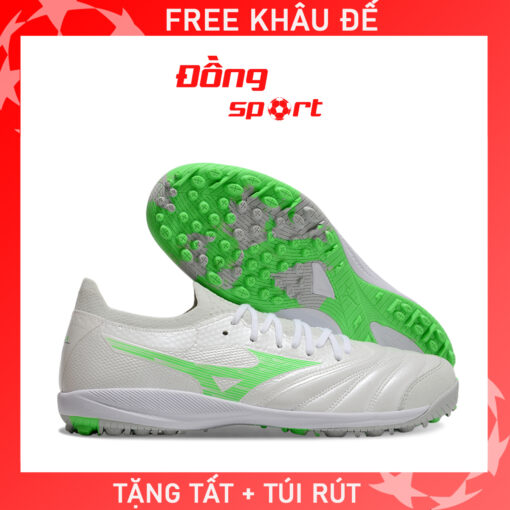 Giày Bóng Đá Mizuno Morelia Neo Beta Japan Trắng xanh lá TF