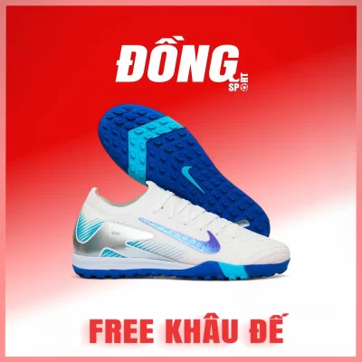 Giày Bóng Đá Nike Mercurial Vapor 16 Elite Trắng xanh Hologram TF F2