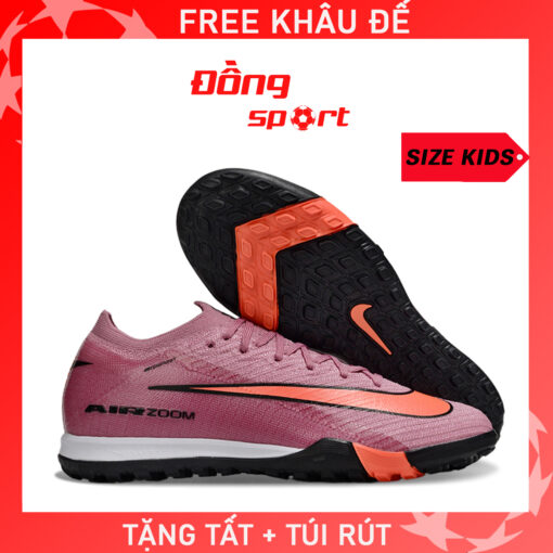 Giày Bóng Đá Trẻ em Nike Mercurial Vapor 16 Elite Hồng tím đen TF