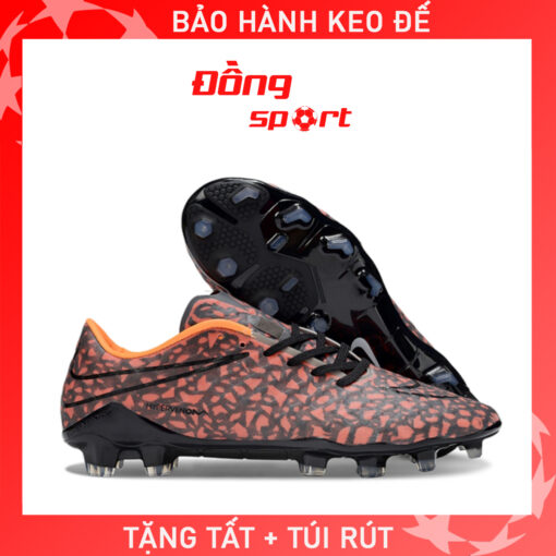 Giày Bóng Đá Nike Hypervenom Phantom Transform Limited Edition Đen Cam Đổi Màu FG
