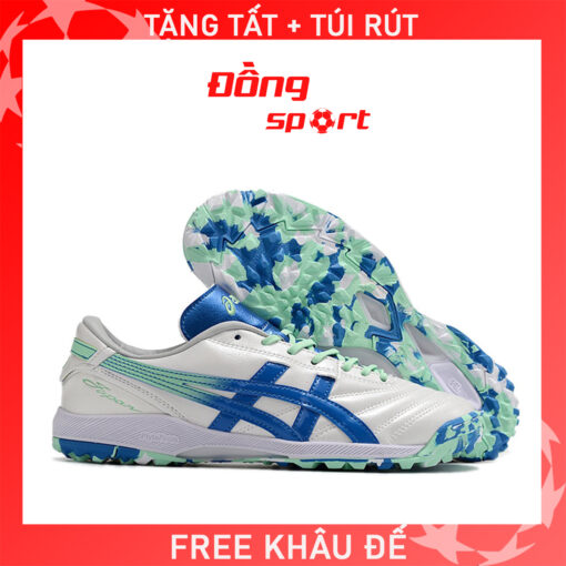 Giày Bóng Đá Asics C3 Trắng xanh lá TF