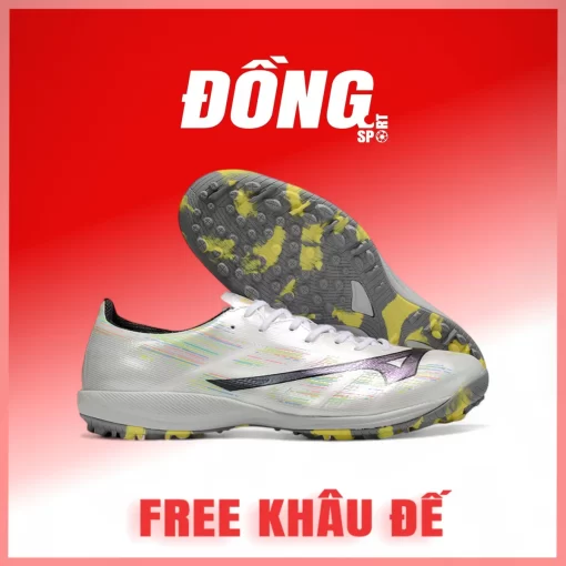 mizuno alpha 2 elite trắng bạc