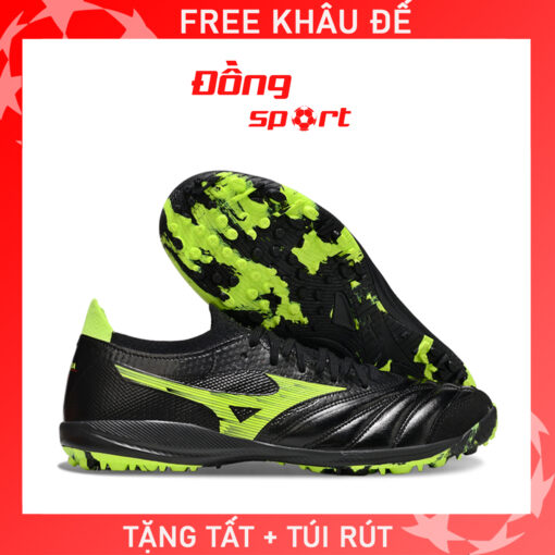 Giày Bóng Đá Mizuno Morelia Neo Beta Japan Đen xanh lá TF
