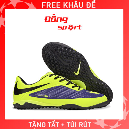 Giày Bóng Đá Nike Hypervenom Phelon Chuối tím đen TF