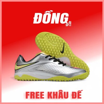 Nike Hypervenom Phelon Neymar Bạc đế đệm TF