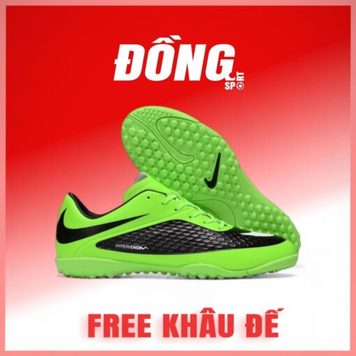 nike hypervenom phelon xanh lá đen
