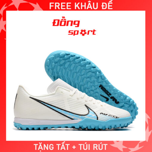 Giày Bóng Đá Nike Mercurial Vapor 15 Academy Trắng xanh TF