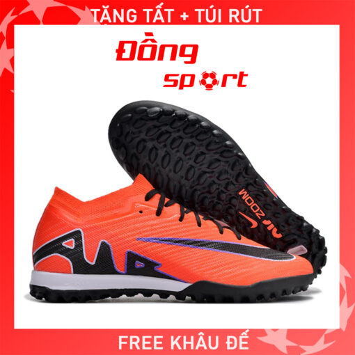 Giày Bóng Đá Nike Mercurial Vapor 15 Elite Cam đen TF