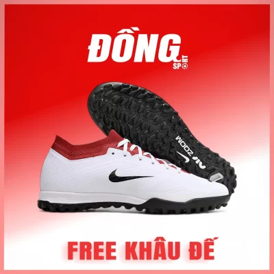 Nike Mercurial Vapor 15 Elite T90 Trắng cổ đỏ TF