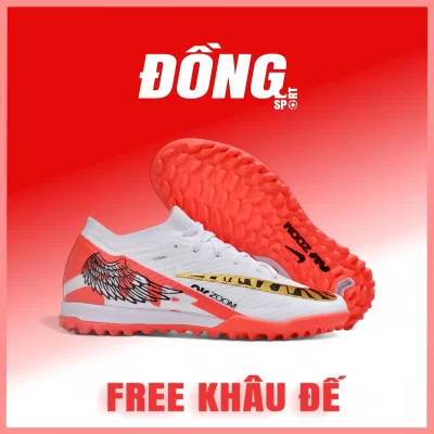 Nike Mercurial Vapor 15 Elite Trắng logo vàng TF