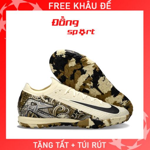 Giày Bóng Đá Nike Mercurial Vapor 16 Elite Trà sữa đen rằn ri TF