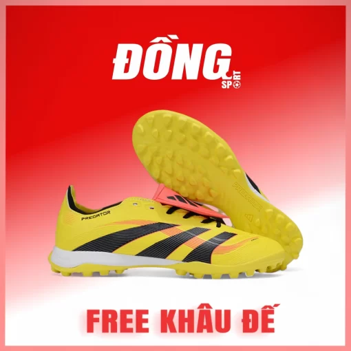 adidas predator 25 elite vàng đen lưỡi gà lật tf