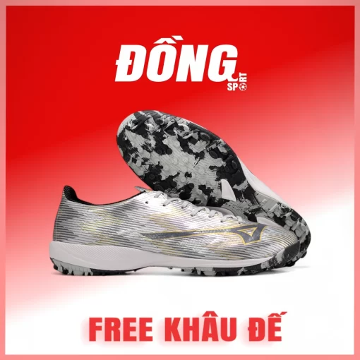 Mizuno Alpha 2 Elite Bạc đen TF