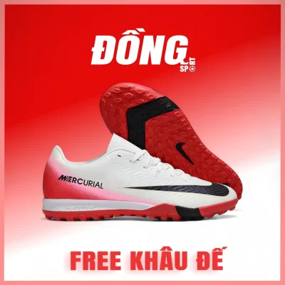 Giày Bóng Đá Nike Mercurial Vapor 16 Academy Trắng đỏ den TF F2