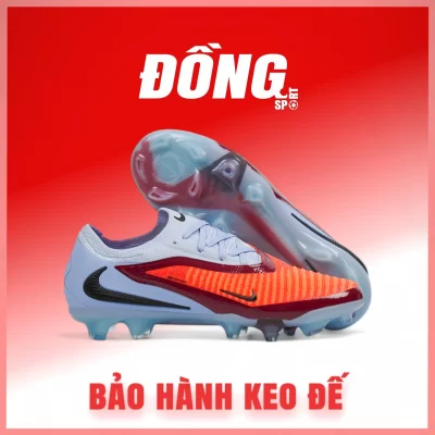 nike phantom 6 elite đỏ xám fg