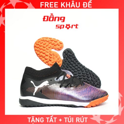 Giày Bóng Đá Puma Future 8 Ultimate Đen tím TF