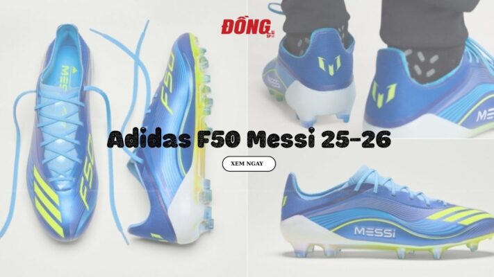 Siêu Phẩm Giày Adidas F50 Messi 25-26 Mới Màu Xanh Sắp Ra Mắt