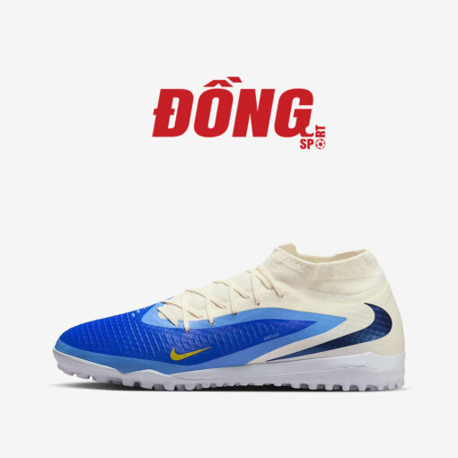 Giày Bóng Đá Nike Phantom 6 High Academy TF LV8 - HQ2282- 400 - Xanh/Trắng