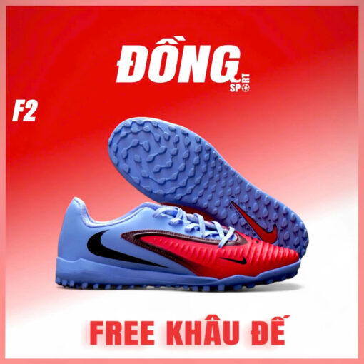 nike phantom 6 academy đỏ xám tf f2