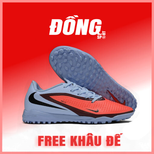 Giày Bóng Đá Nike Phantom 6 Academy Đỏ Xám TF